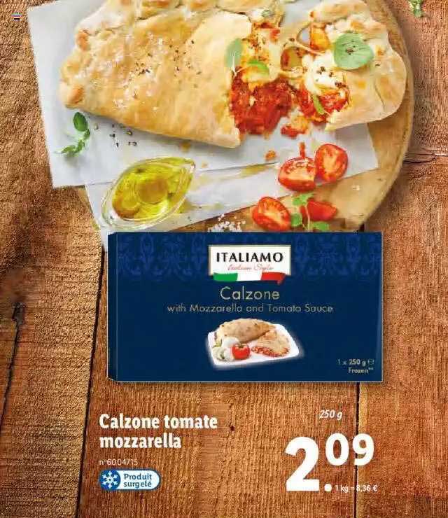 calzone tomate mozzarella italiamo