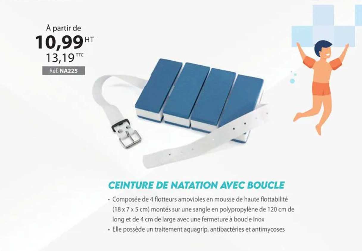 centure de natation avec boucle