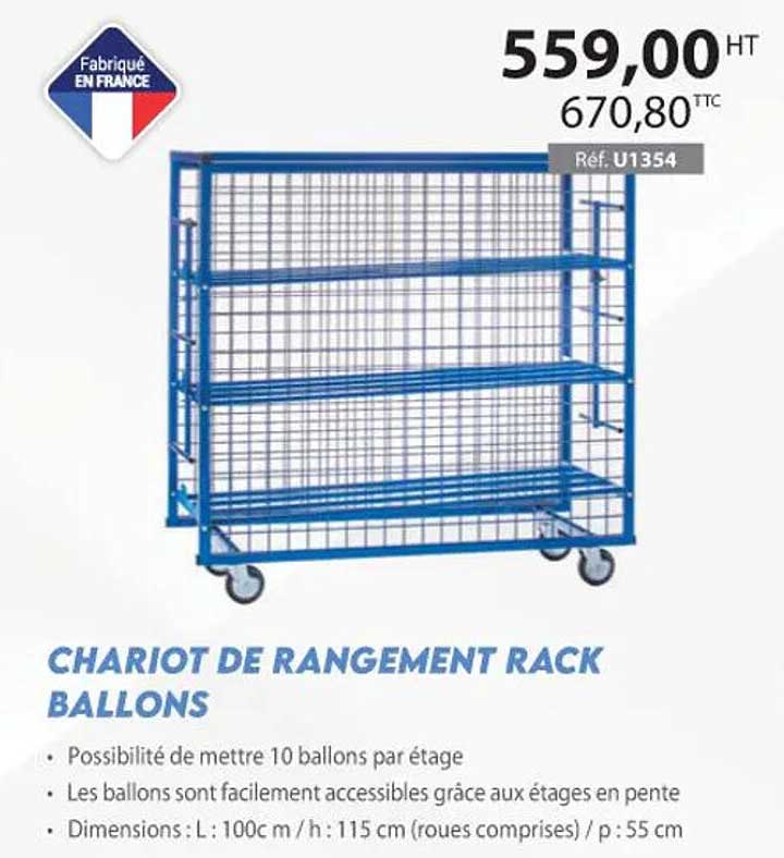 Chariot De Rangement Rack Ballons