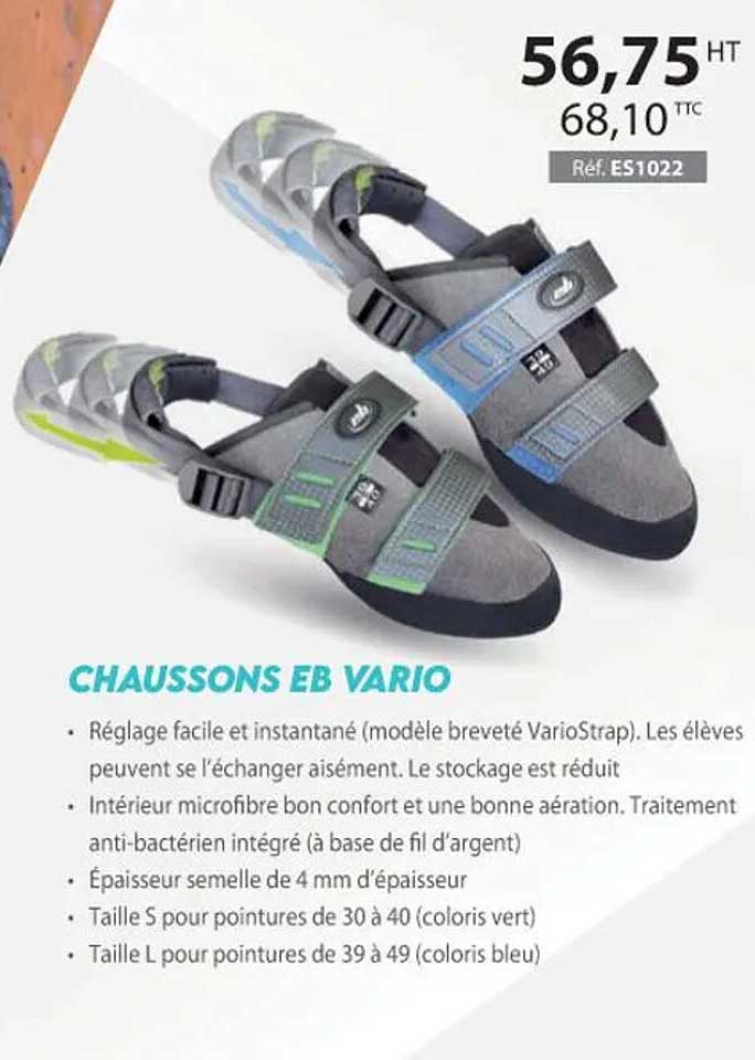 chaussons eb vario