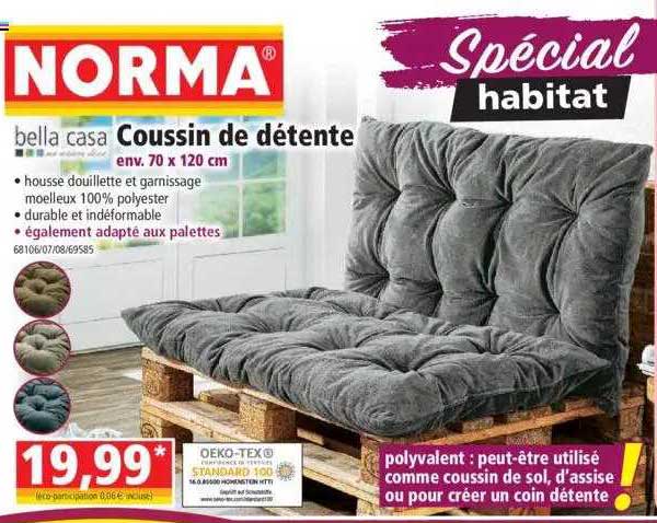 coussin de détente bella casa