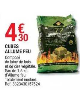 cubes allume feu