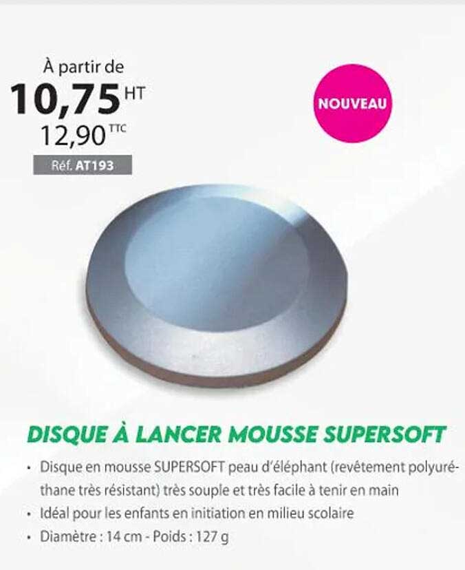 disque à lancer mousse supersoft