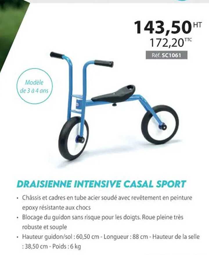 draisienne intensive casal sport