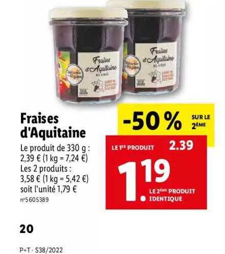 fraises d'aquitaine
