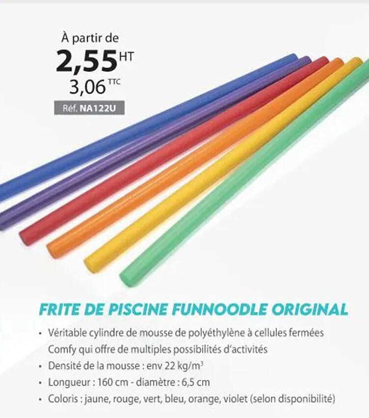 frite de piscine funnoodle original