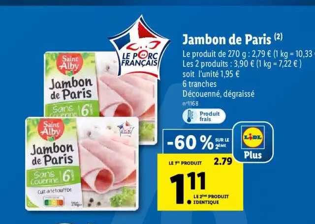 jambon de paris saint alby