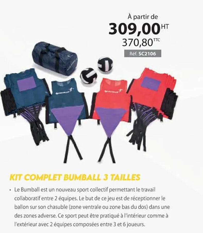 kit complet bumball 3 tailles