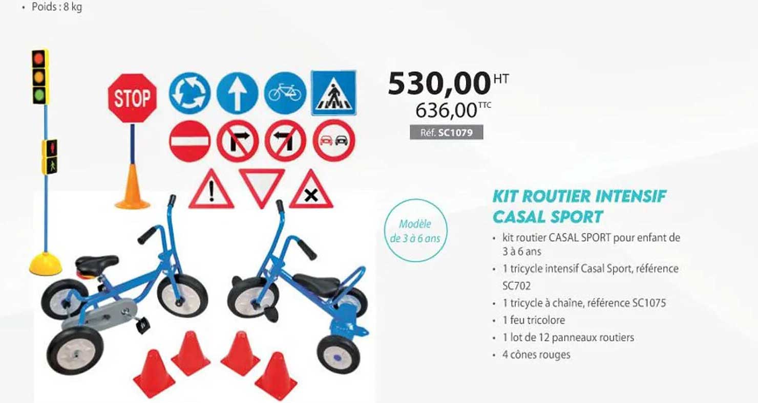 kit routier intensif casal sport