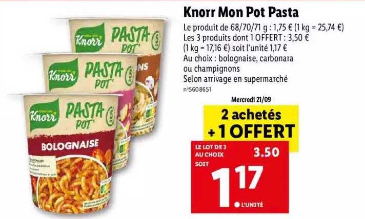 knorr mon pot pasta