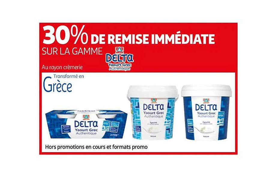 la gamme delta yaourt grec authentique