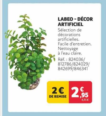 labeo - décor artificiel