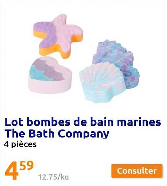 lot bombes de bain marines the bath company