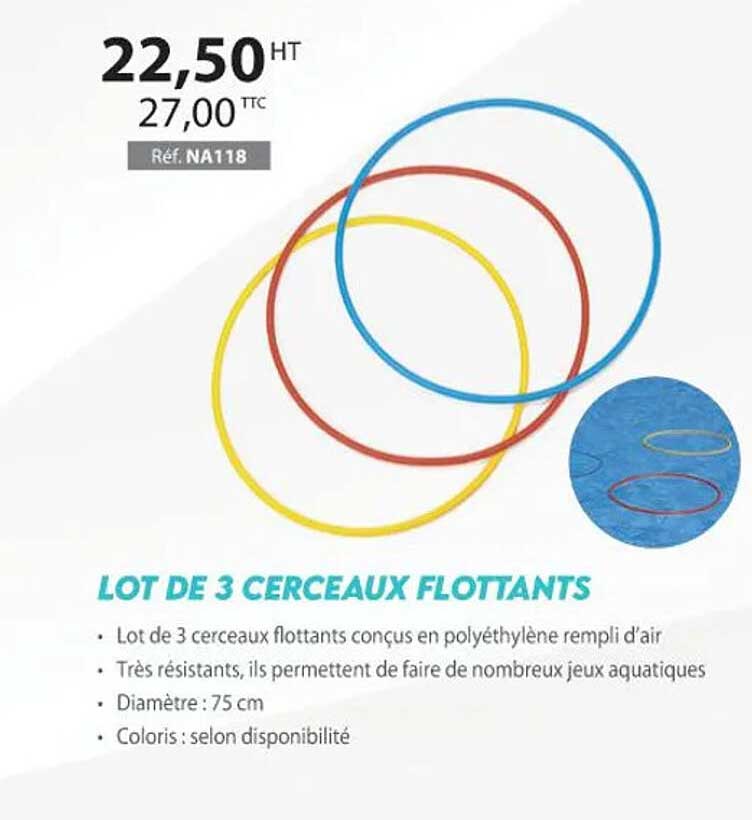 lot de 3 cerceaux flottants