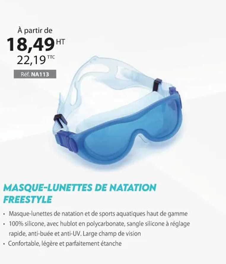 masque-lunettes de natation freestyle