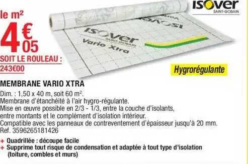membrane vario xtra isover