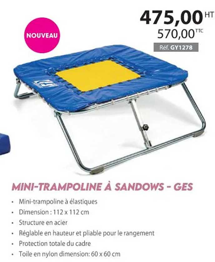 mini-trampoline à sandows - ges
