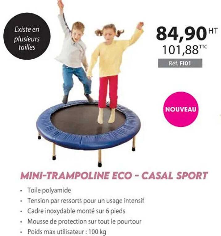 mini-trampoline eco - casal sport