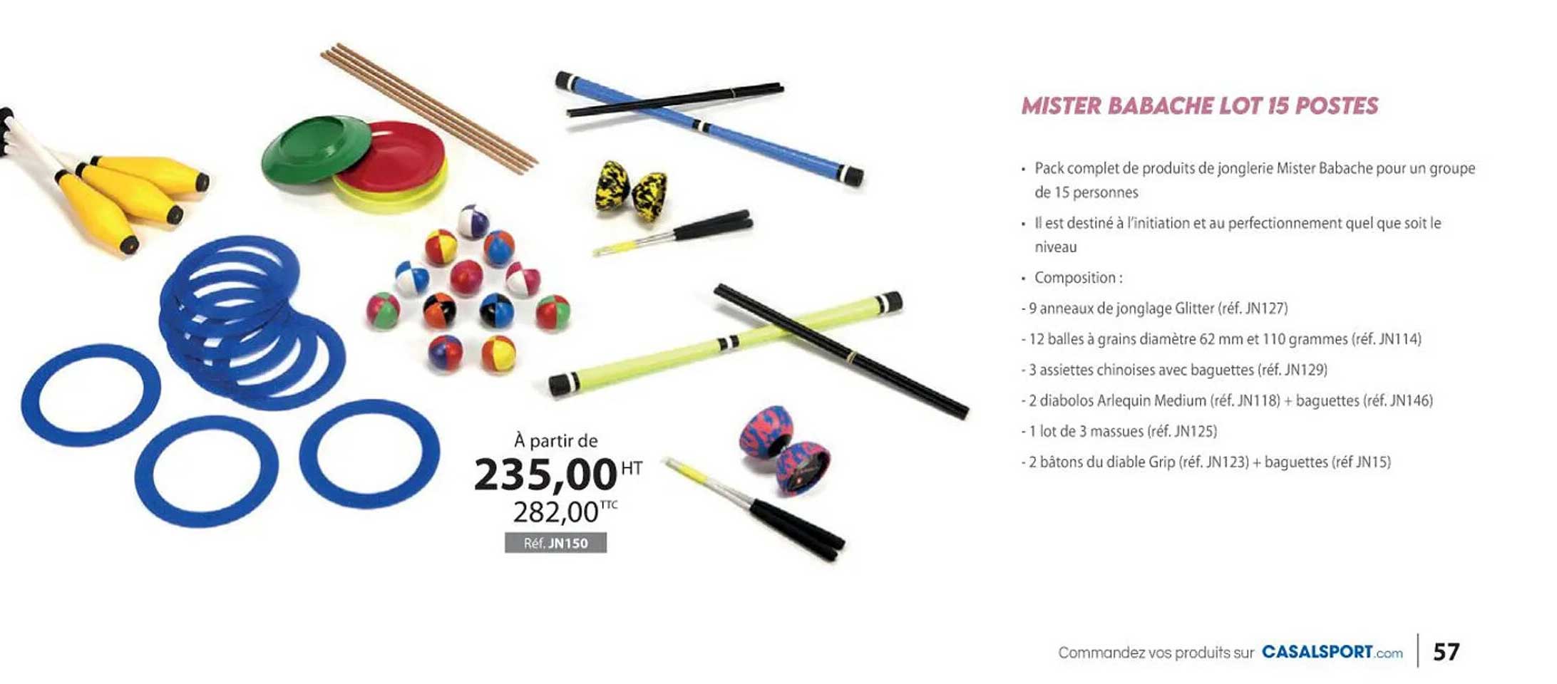 mister babache lot 15 postes