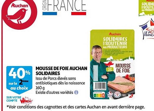 mousse de foie auchan solidaires