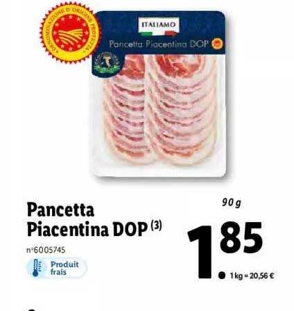 Pancetta Piacentina Dop Italiamo