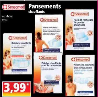 pansements chauffants sensomed