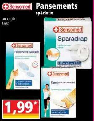 pansements spéciaux sensomed