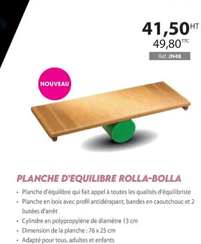 planche d'équilibre rolla-bolla
