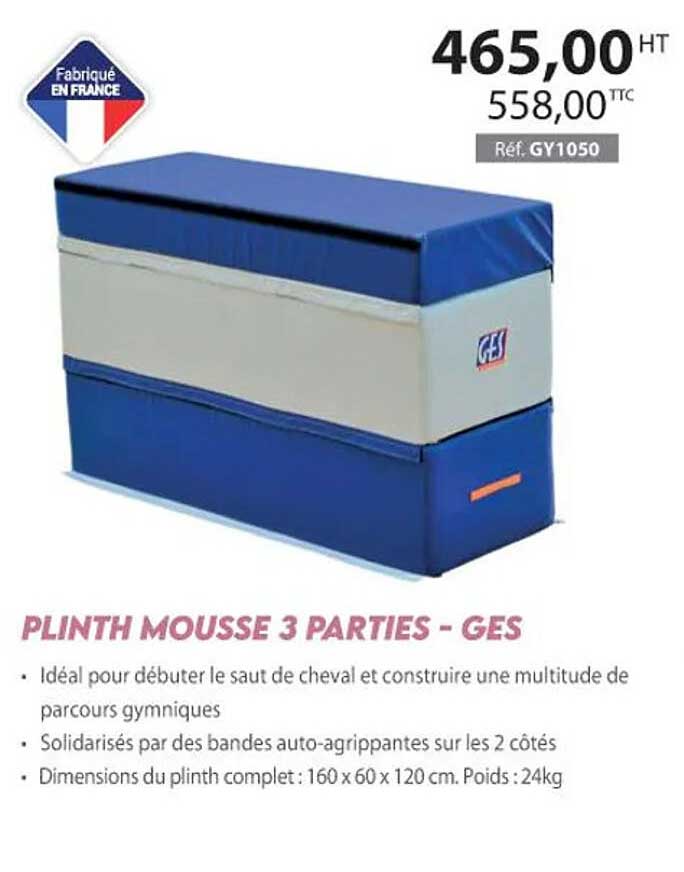 plinth mousse 3 parties - ges