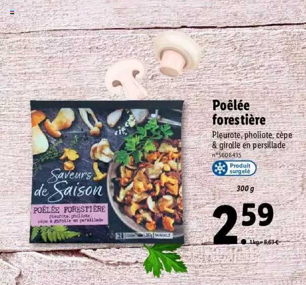 Poêlée Forestière