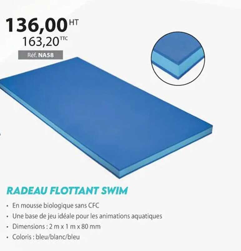 radeau flottant swim