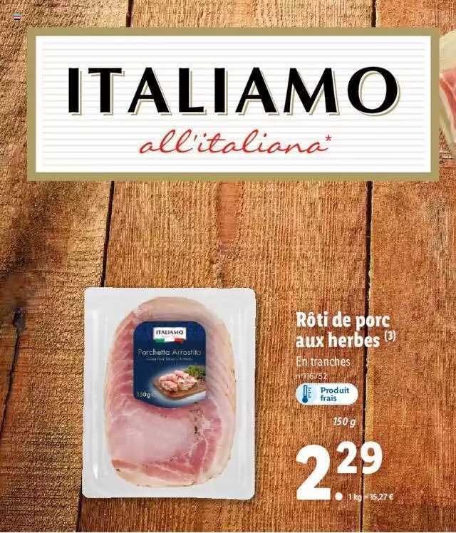 Rôti De Porc Aux Herbes Italiamo