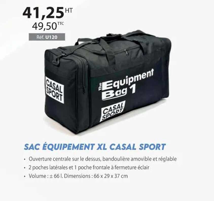 sac équipement xl casal sport