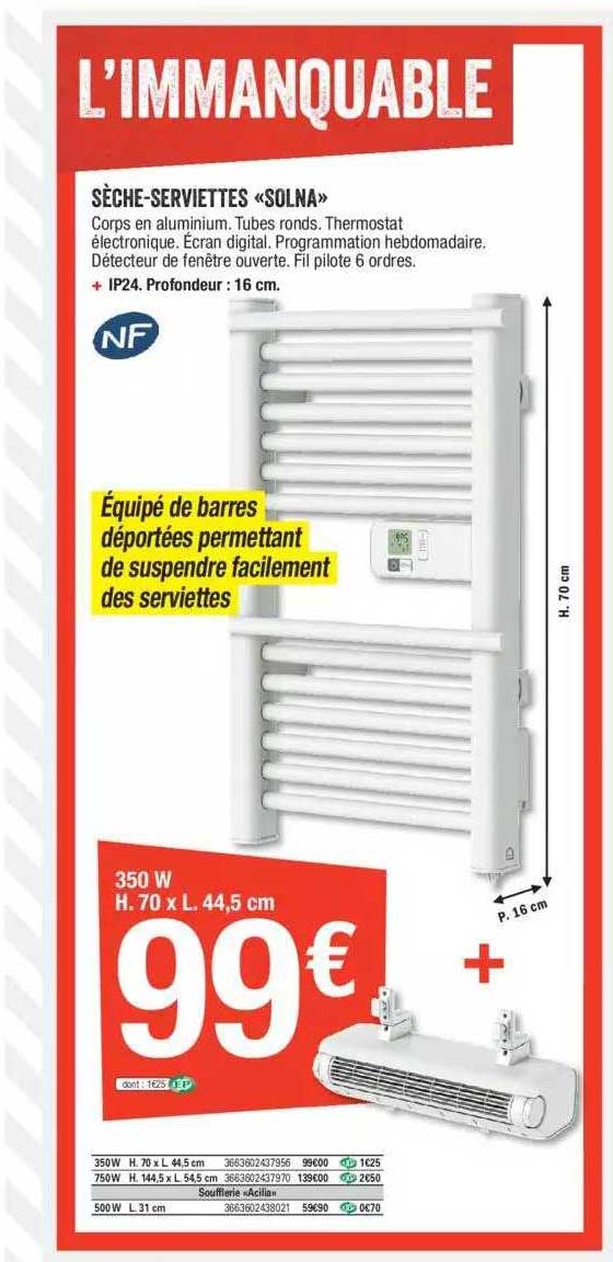 sèche-serviettes «solna»