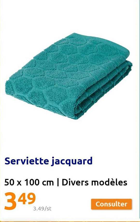 Serviette Jacquard