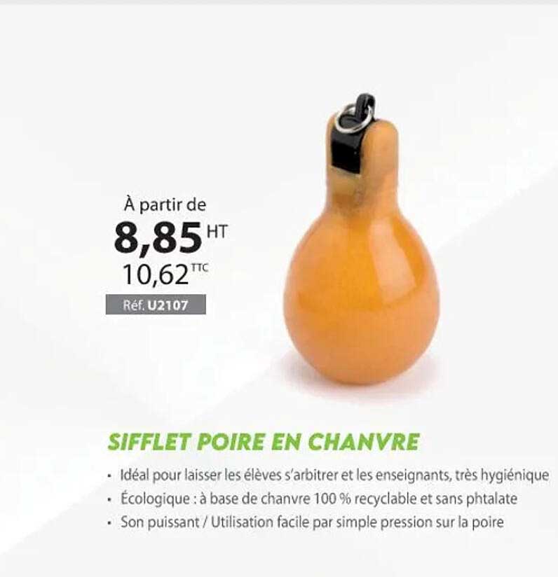 Sifflet Poire En Chanvre