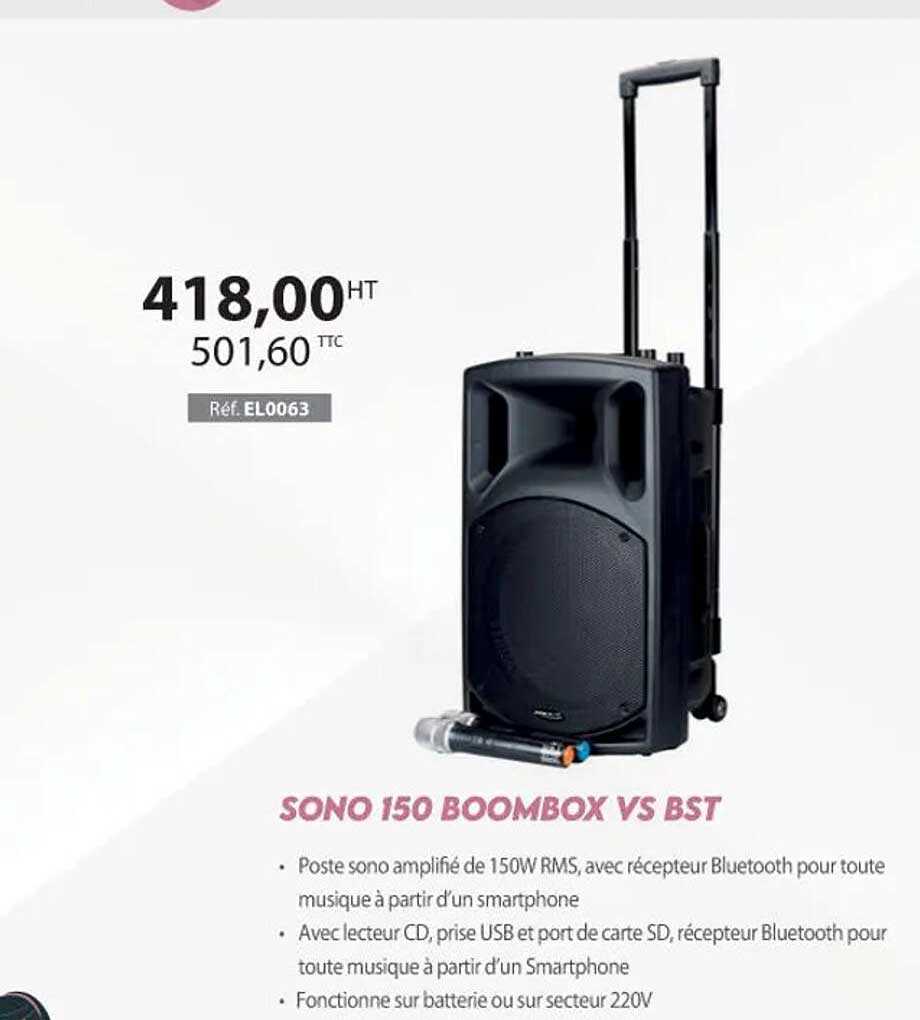 sono 150 boombox vs bst