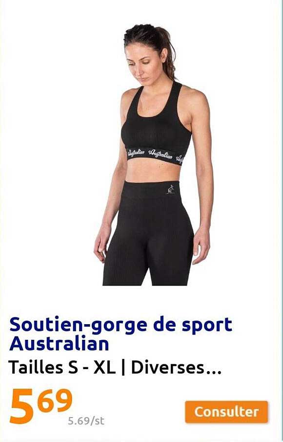 soutien-gorge de sport australian