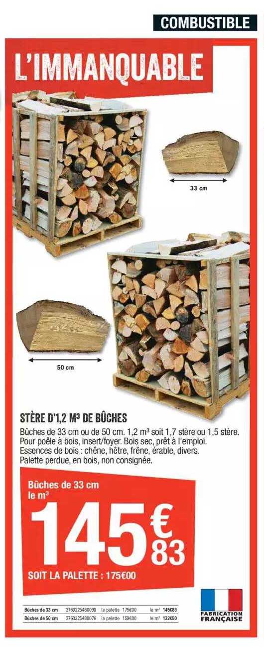 Stère D'1,2 M³ De Bûches