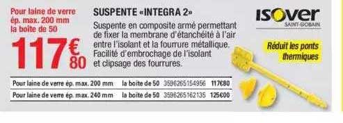 suspente «integra 2» isover