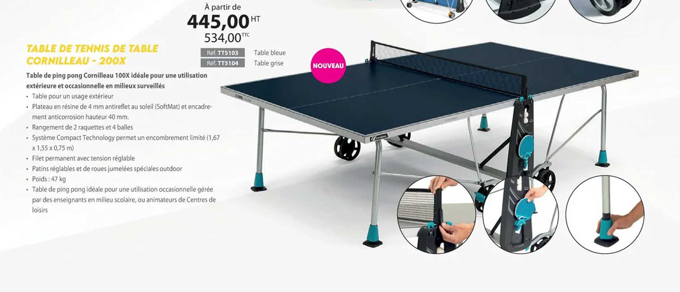 Table De Tennis De Table Cornilleau - 200x