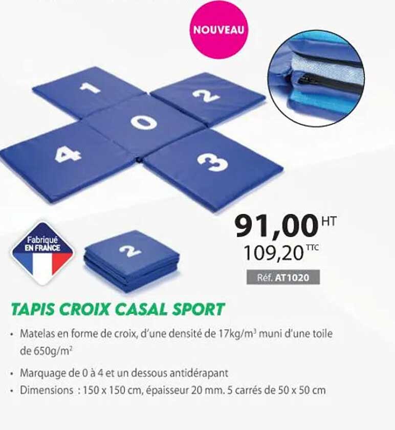 tapis croix casal sport