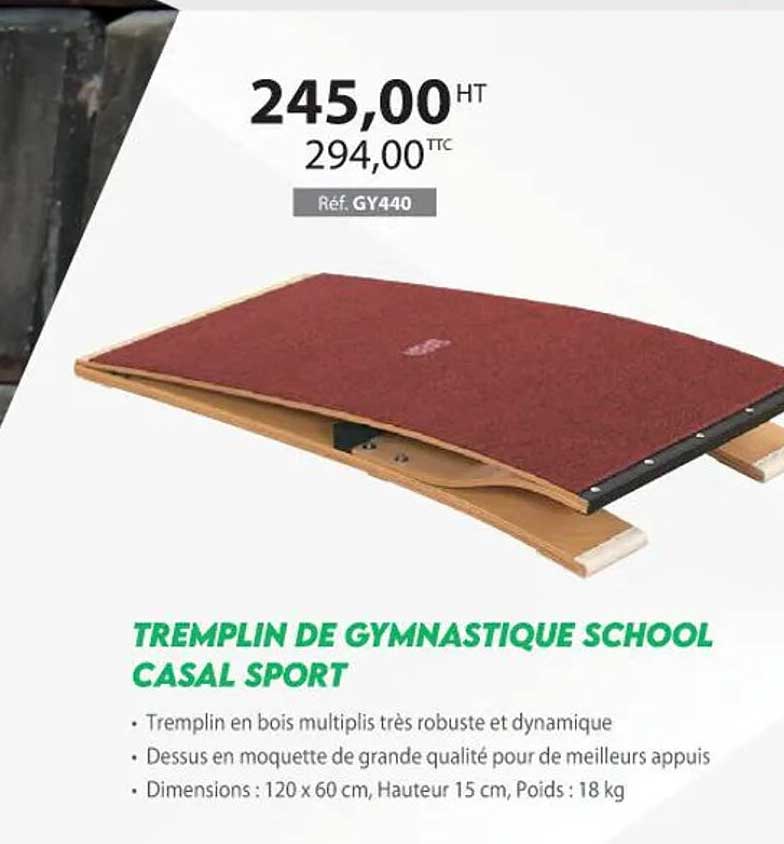 tremplin de gymnastique school casal sport