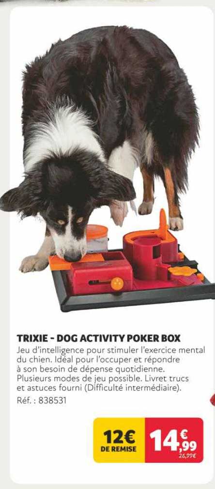 trixie - dog activity poker box