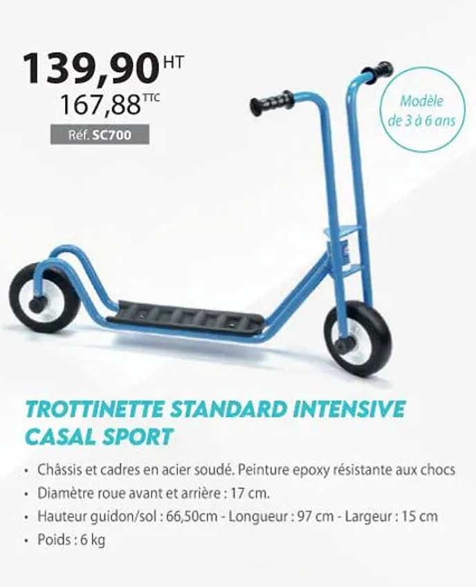trottinette standard intensive casal sport