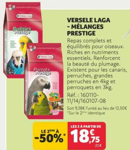 versele laga - mélanges prestige