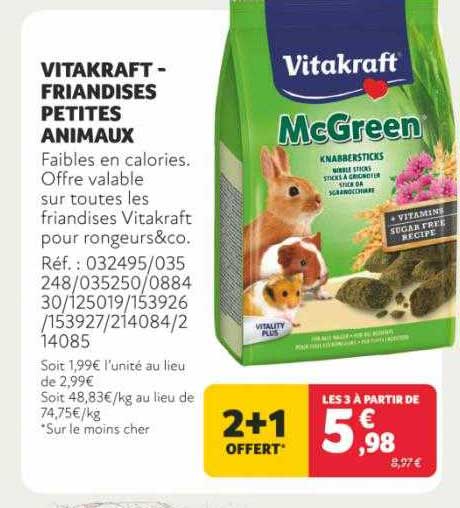 vitakraft - friandises petites animaux