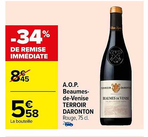 a.o.p. beaumes-de-venise terroir daronton
