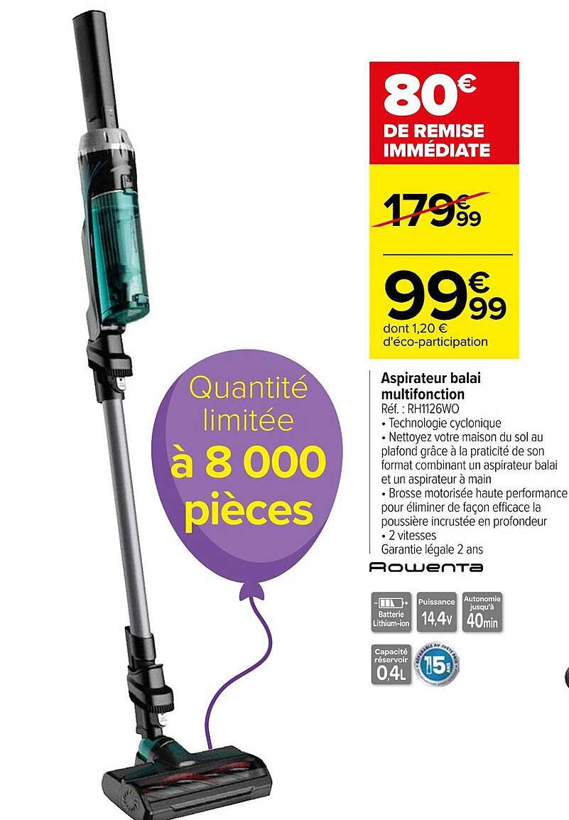 Aspirateur Balai Multifonction Rowenta