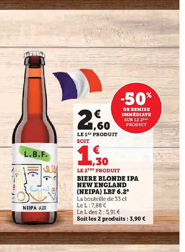 bière blonde ipa new england (neipa) lbf 6.2°